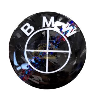 Rainbow BMW Emblem forged carbon fiber