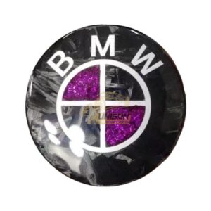 purple BMW badage carbon fiber for trunk