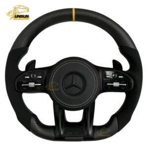 Benz Steering Wheel matt carbon fiber alcantara 250d w205