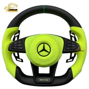 matt carbon fiber Benz Steering Wheel for Mercedes E500,W176