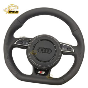 perforated leather Audi steering wheel for A7