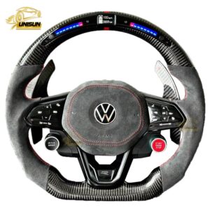 Volkswagen steering wheel carbon fiber for GOLF 8