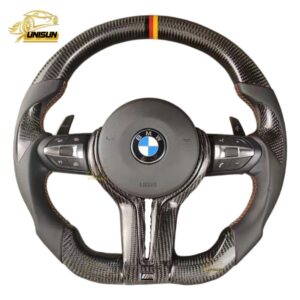 BMW Steering wheel Carbon fiber leather for BMW 550i