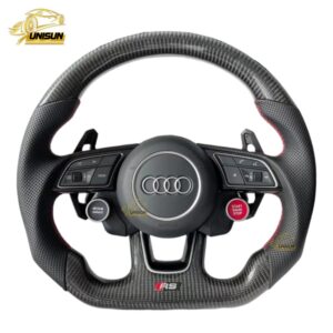 Audi carbon fiber steering wheel 2 button for A3, A4