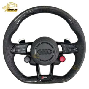 Audi carbon fiber steering wheel 2 button for A3L, A4