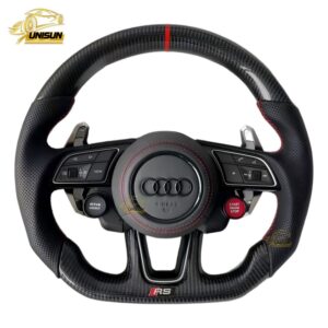 Audi carbon fiber steering wheel 2 button for A3, A4, A5