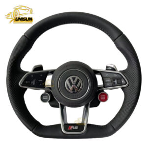 nappa leather Volkswagen steering wheel carbon fiber 2 button