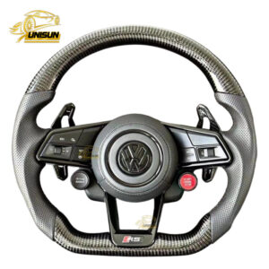RS Volkswagen steering wheel carbon fiber golf MK7 2009-2019