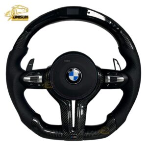 Carbon fiber BMW Steering wheel with LED for BMW f02