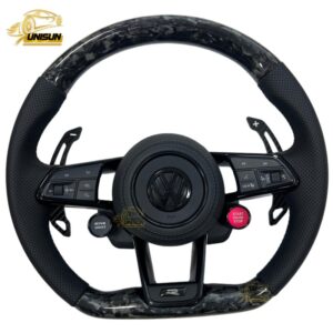 Volkswagen steering wheel forged carbon fiber 2 button