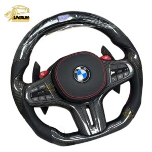 Carbon fiber BMW Steering wheel for BMW G20 G30 with LED
