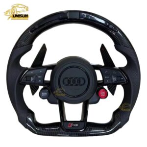 Audi R8 LED carbon fiber steering wheel for Audi A3, A4