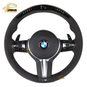 suede leather BMW Steering wheel for BMW F10, F20, E60, E80