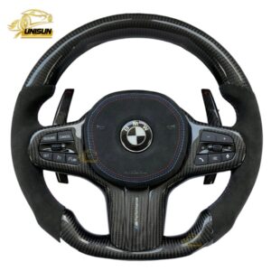 Alcantara Carbon fiber BMW Steering wheel new style