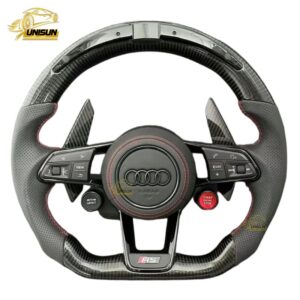 Audi LED carbon fiber steering wheel for Audi A4, A5