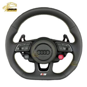 leather Audi steering wheel for A4,A5,A6L