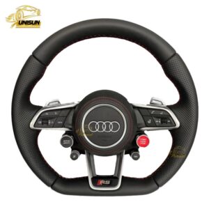 audi A3 steering wheel leather 4 button for A4