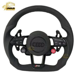 alncantara RS Audi steering wheel 2 button