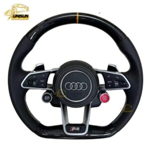 audi A3 steering wheel perforated leather silver Audi logo