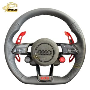 audi A3 steering wheel 2 button red Magnetic paddle