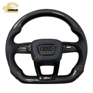 RS Audi carbon fiber steering wheel for Audi A7, Q8