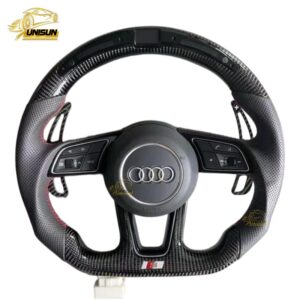Audi LED/RPM carbon fiber steering wheel for RS4, RS5