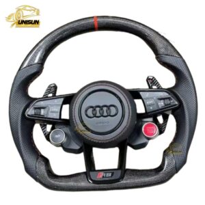 Audi 2 button carbon fiber steering wheel for Audi A3,A4,A5
