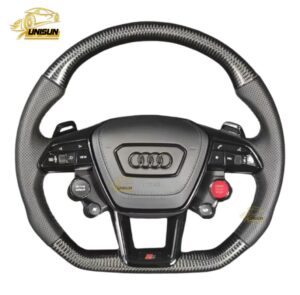 4 button Audi carbon fiber steering wheel Q3 Q5L, A6L