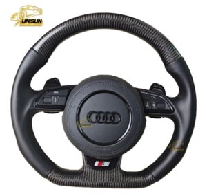 carbon fiber Audi steering wheel for A7, A8