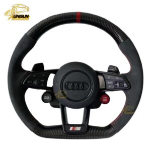 Alcantara carbon fiber Audi steering wheel