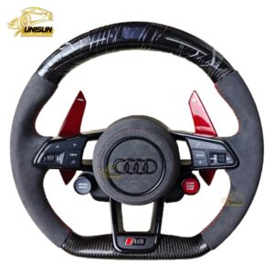 audi A3 steering wheel alcantara leather 4 button LED