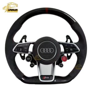 audi A3 steering wheel suede leather 4 button for A4