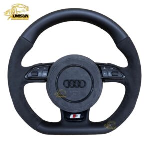 alcantara leather Audi steering wheel for A3