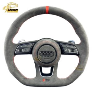 Alcantara Audi steering wheel for A4 2023