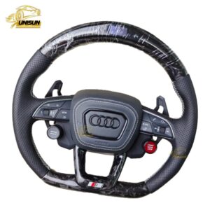 Audi forged carbon fiber steering wheel for Audi Q7, Q8
